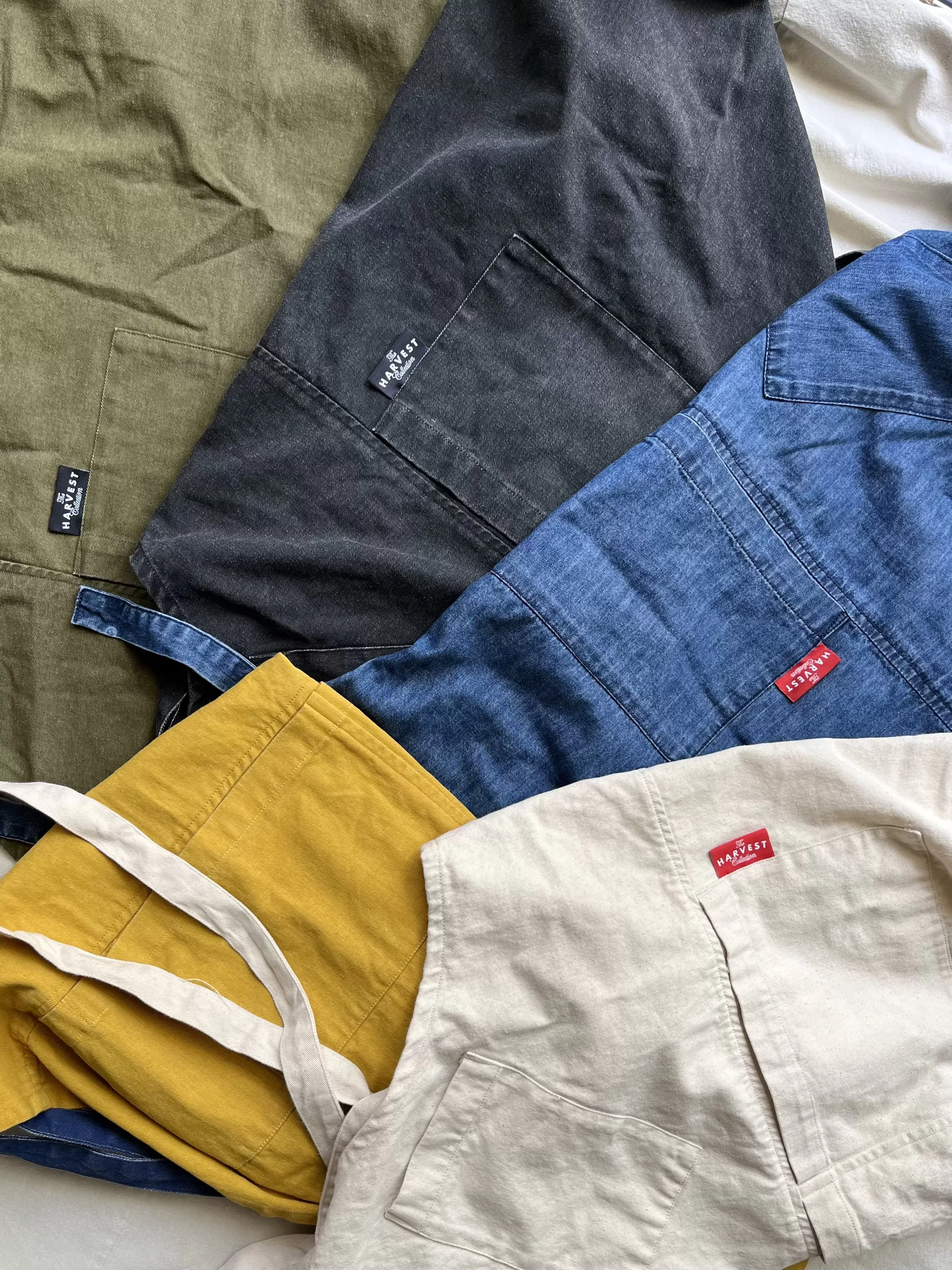 HARVEST Maker's Work Apron ヒッコリーストライプ